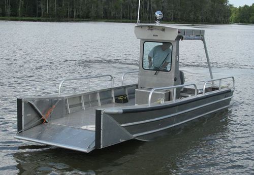 Bateau de débarquement - 2284LC - Scully's Aluminum Boats - in-bord / en aluminium