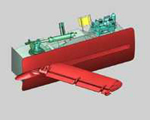 Stabilisateur pour navire - Simplex Americas - rétractable