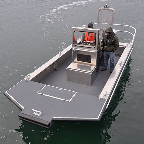 Bateau utilitaire - CATHEDRAL 21' - Workskiff Inc - hors-bord / en aluminium / jon boat