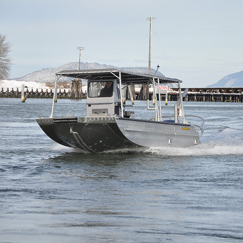 Bateau utilitaire - CATHEDRAL 23' - Workskiff Inc - hors-bord / en aluminium / jon boat
