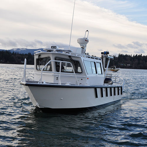 Bateau de travail - COMMANDER 27' - Workskiff Inc - hors-bord / en aluminium