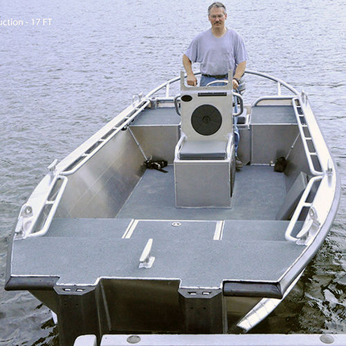 Bateau utilitaire - SUPER JON 17' - Workskiff Inc - hors-bord / en aluminium / jon boat