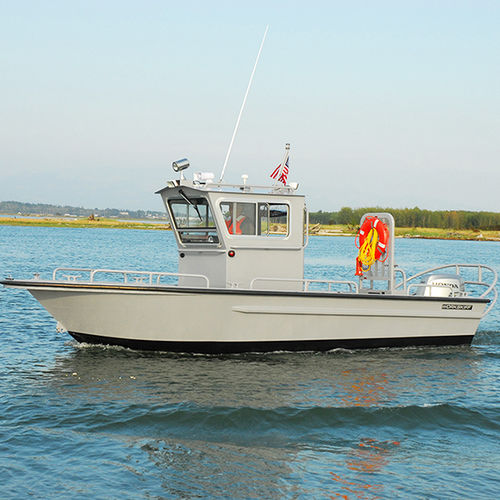 Bateau utilitaire - 24' S - Workskiff Inc - hors-bord / en aluminium