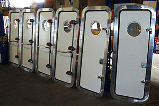 Porte pour navire - SERIES ALUMINIUM - THORMARINE - étanche
