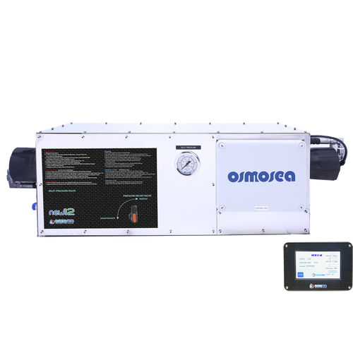 Dessalinisateur pour bateau - New 12 150 - Osmosea Srl - à osmose inverse / à récupération d'énergie / 24 V