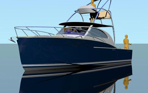 Vedette in-bord - PACIFIC 32 - Dickey Boats Limited - à fly / lobster