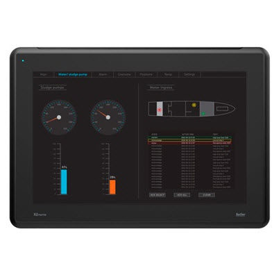 Terminal opérateur marin - 15 HB  - Beijer Electronics - à écran tactile PCT