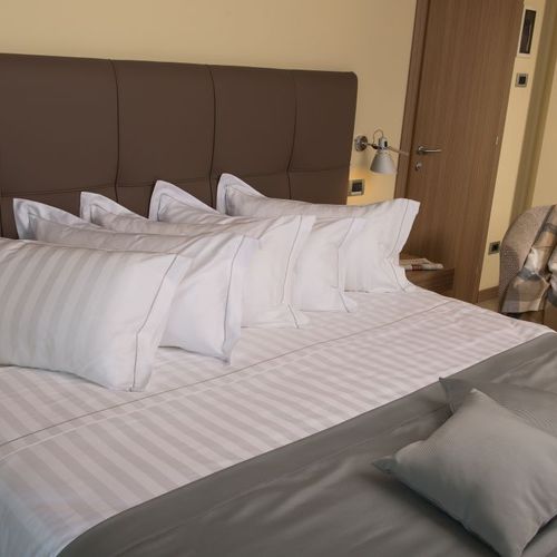 Parure de lit sur mesure - Cotton Striped Sateen - Capitani Luxury on Board