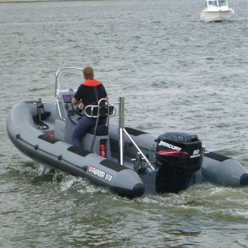 Bateau pneumatique hors-bord - 510 - Parker RIBS - semi-rigide / à console jockey / max. 6 personnes