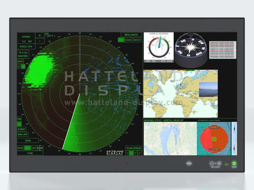 Moniteur pour navire - HD 32T22 MVD - Hatteland Display AS - multifonction / PC / système de navigation