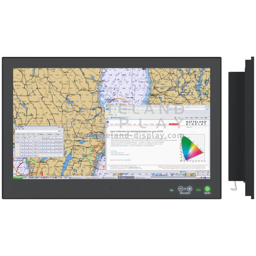 Panel PC pour navire - HD 24T22 MMC - Hatteland Display AS - encastrable / compact