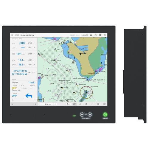 Panel PC pour navire - HD 15T26 MMC - Hatteland Display AS - encastrable / tactile / IP66