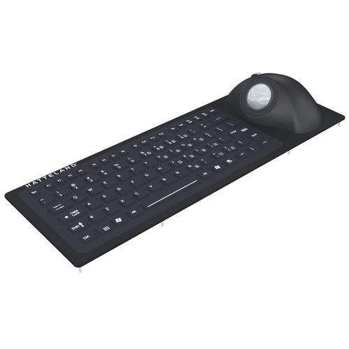 Clavier d'ordinateur pour navire - HT RKTE85B - Hatteland Display AS - 85 touches / avec trackball