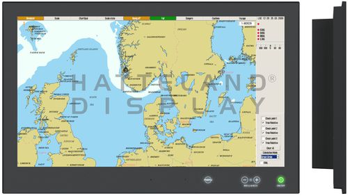 Moniteur pour navire - HD 24T21 STD - Hatteland Display AS - multifonction / PC / système de navigation