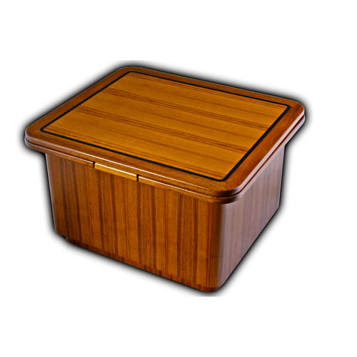 Table de cockpit pour yacht - Box - Release Marine - pliante / en bois / avec caisse de rangement