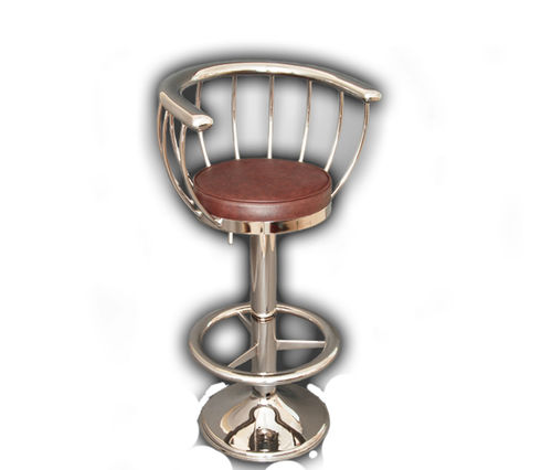 Tabouret de bar base ronde - SS-1 - Release Marine - pour navire / pour yacht / en acier inoxydable