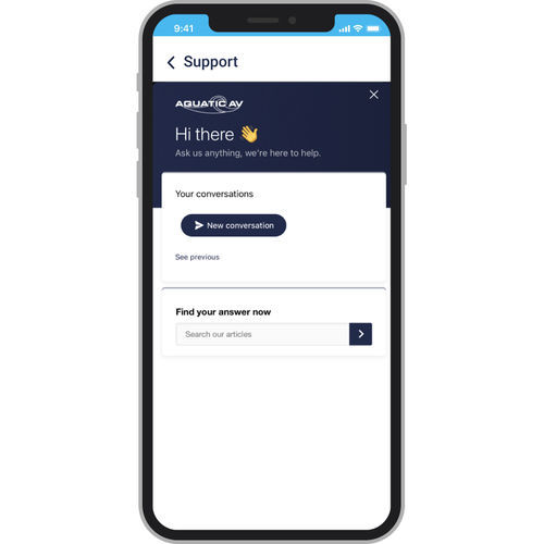 Application de contrôle - Aquatic AV - marine / Androïd