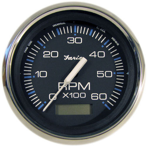 Compte-tours analogique - TC9127 - Beede Electrical Instrument - pour bateau / avec compteur d'heures moteur
