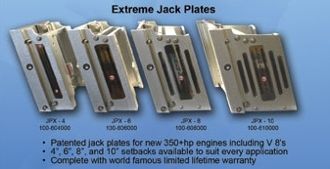 Chaise moteur pour bateau - Extreme Series  - Bob's Machine Shop - jack-plate hydraulique