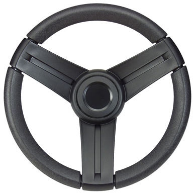 Volant habillage cuir pour bateau à moteur - MUSTANG EQ - Detmar
