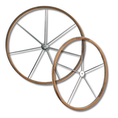 Barre à roue pour voilier - Edson Marine - en teck