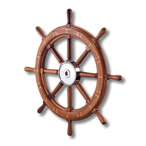 Barre à roue pour voilier - 601CH-XX series - Edson Marine - en teck / traditionnelle