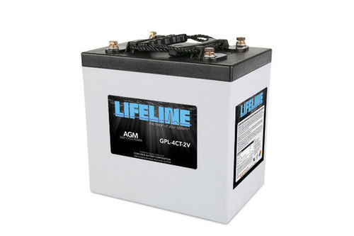 Batterie marine - GPL-4CT-2V  - Lifeline Batteries - 2V / plomb / AGM