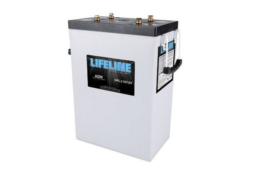 Batterie marine - GPL-L16T-2V - Lifeline Batteries - 2V / plomb / AGM
