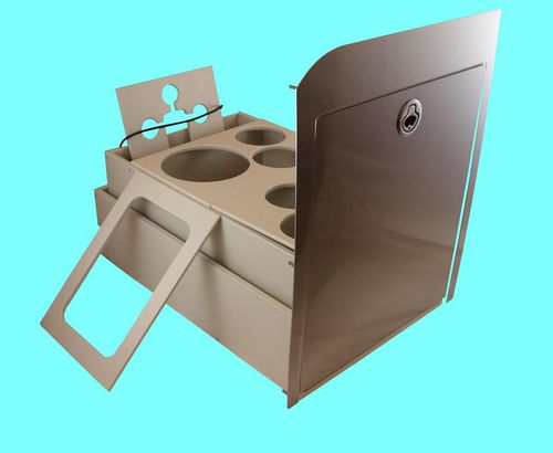 Caisse de rangement pour bateau - Metal Moulding - encastrée / en polyéthylène