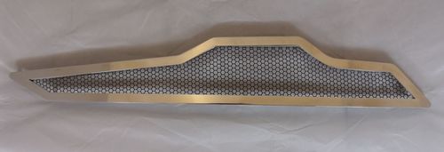 Grille d'aération pour bateau - Metal Moulding - en acier inoxydable poli