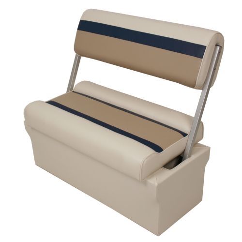 Banquette 2 places - CL01  - Veada Industries - pour bateau ponton / avec coffre / à dossier réversible