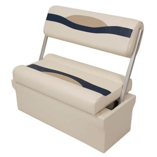 Banquette 2 places - SH17  - Veada Industries - pour bateau ponton / à dossier réversible / avec coffre