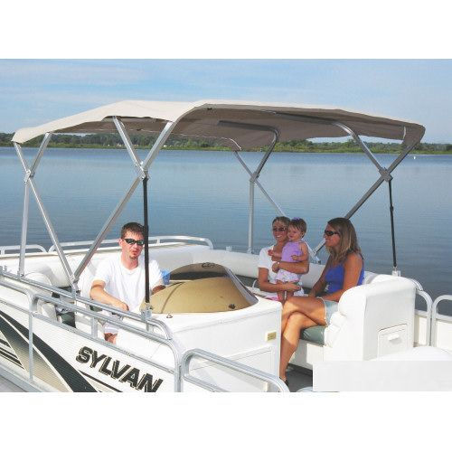 Bimini top pour cockpit - BT200 - Veada Industries - pour bateau à moteur / structure en aluminium / en polyester