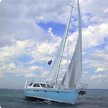 Sailing-yacht de croisière - BOUGAINVILLAEA 65 - Kanter Yachts - à cockpit ouvert / bout-dehors / double barre à roue
