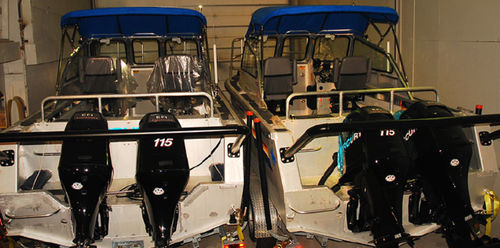 Runabout hors-bord - 6m CUDDY - Kanter Yachts - bimoteur / à double console / open