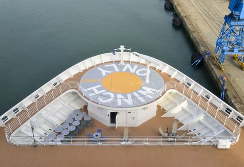 Revêtement de pont antidérapant - Bolideck® Helideck - Bolidt - aspect teck