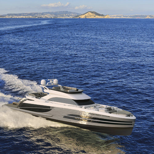 Motor-yacht de croisière - CONVERTIBLE - Van der Valk Shipyard - convertible / à fly / avec timonerie
