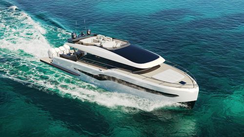 Motor-yacht de croisière - EDGE 65 - Van der Valk Shipyard - à fly / horsbord / 3 cabines