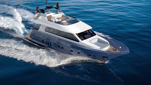 Motor-yacht de croisière - MICAMO - Van der Valk Shipyard - à fly / avec timonerie / IPS