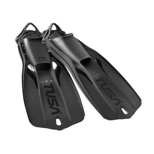 Palme de plongée - Travel Right Fins - Tabata Deutschland - en caoutchouc / noire