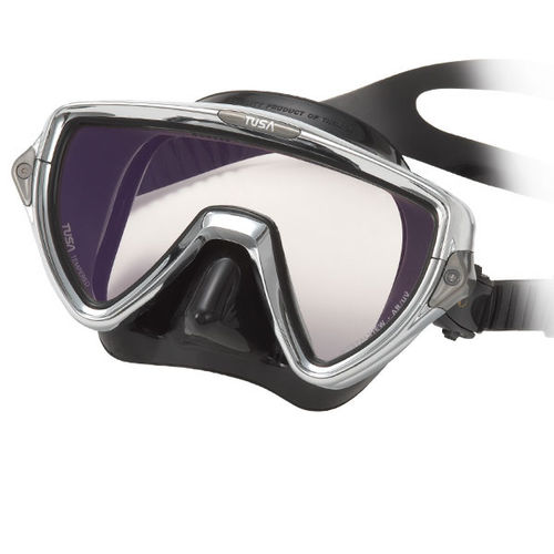 Masque de plongée mono-verre - M-110SQB-CR VISIO PRO - Tabata Deutschland - anti-UV / anti-reflet
