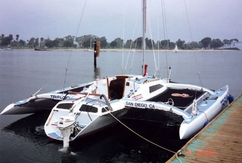 Trimaran - F-9AX - Farrier Marine (NZ) - de croisière / 1 cabine / remorquable