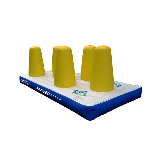 Parc aquatique - Splash Trax Pylon Run - RAVE Sports - pour base de loisirs / gonflable