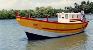 Bateau de pêche professionnelle - NM-35 - Neil Marine (Pvt) Ltd - in-bord / en fibre de verre