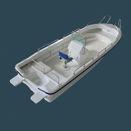 Bateau de pêche-promenade hors-bord - FRP20F - Qingdao Lian Ya Boat Co.,Ltd. - open / multiusage / haute performance