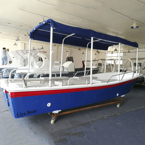 Coque open hors-bord - SW580B - Qingdao Lian Ya Boat Co.,Ltd. - pour la pêche / en fibre de verre / max. 8 personnes