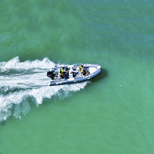 Canot hors-bord - HYP580 - Qingdao Lian Ya Boat Co.,Ltd. - open / en aluminium