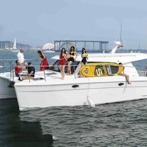 Vedette catamaran - 38ft catamaran boat - Qingdao Lian Ya Boat Co.,Ltd. - hors-bord