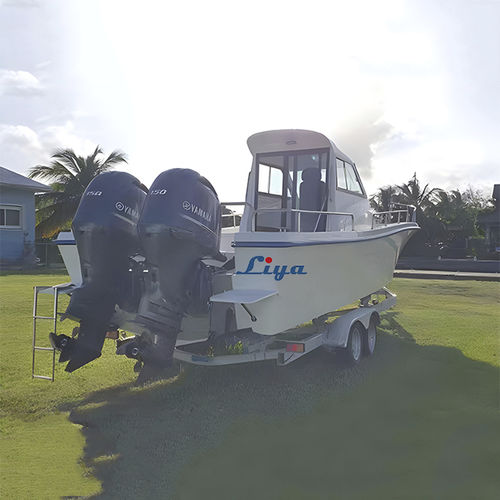 Coque open hors-bord - FRP30F-N - Qingdao Lian Ya Boat Co.,Ltd. - bimoteur / à cockpit fermé / de loisir