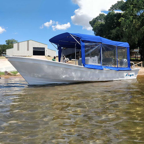 Coque open hors-bord - Panga boat 760B - Qingdao Lian Ya Boat Co.,Ltd. - pour base de loisirs / pour la pêche / en fibre de verre